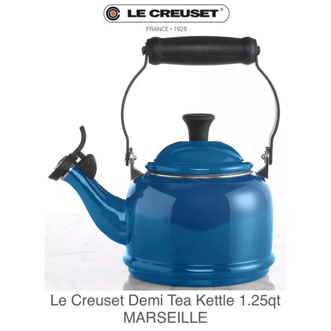 Le Creuset  Demi 1.25 Qt. Tea Kettle - MARSEILLE