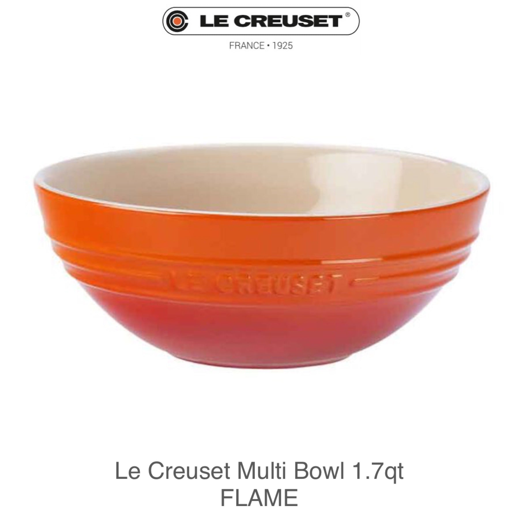 Le Creuset 1.7 Qt. Multi Bowl - FLAME – LittleLuxeOfLife