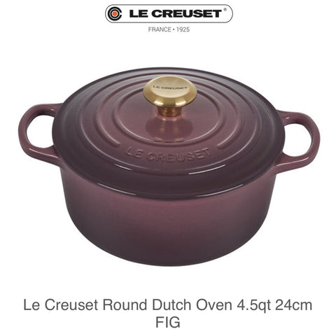 Le Creuset Round Dutch Oven 4.5qt 24cm - FIG