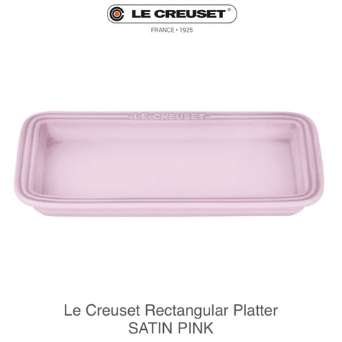 Le Creuset Rectangular Platter - SATIN PINK