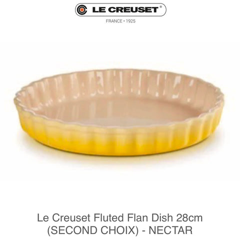 Le Creuset Fluted Flan Dish 28cm (SECOND CHOIX)- NECTAR