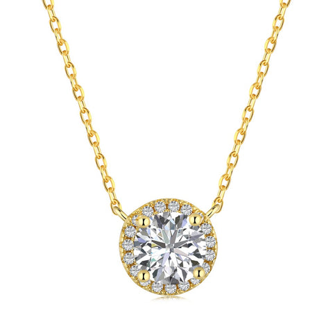 PURE 925 (Gold Plated)SILVER Gabrielle Necklace
