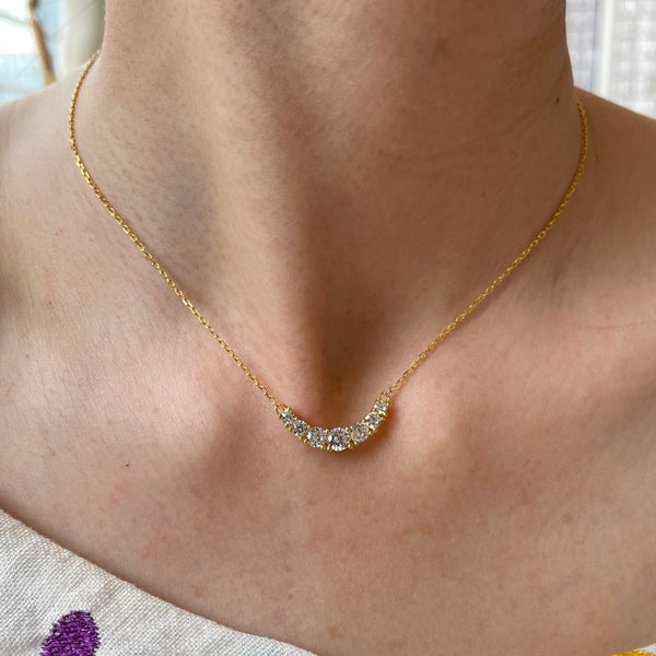 PURE 925 SILVER (Gold Plated)Stella Necklace