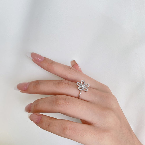 PURE 925 SILVER Poppy Ring