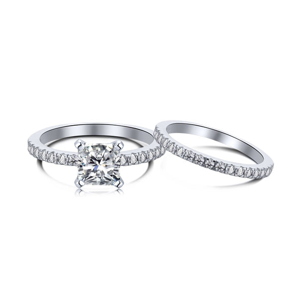 PURE 925 SILVER Freesia Ring Set