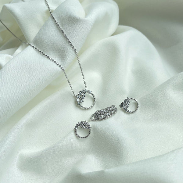 PURE 925 SILVER Anastasia Jewelry Set