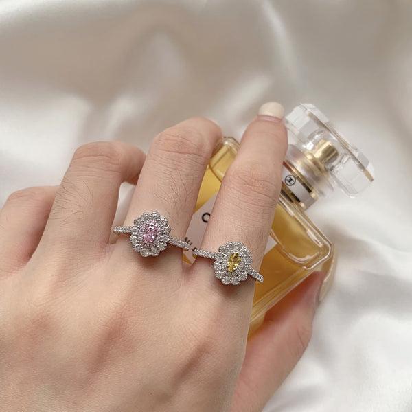 PURE 925 SILVER YELLOW Jamille Ring