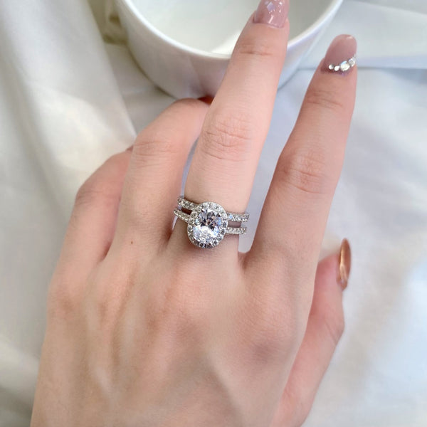 PURE 925 SILVER Savannah Ring Set