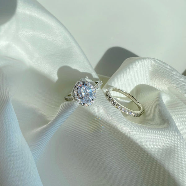 PURE 925 SILVER Savannah Ring Set