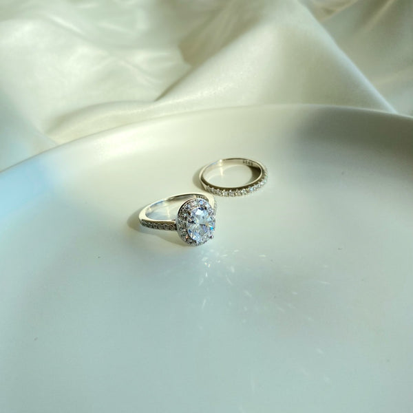 PURE 925 SILVER Savannah Ring Set