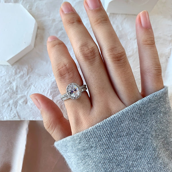 PURE 925 SILVER Savannah Ring Set