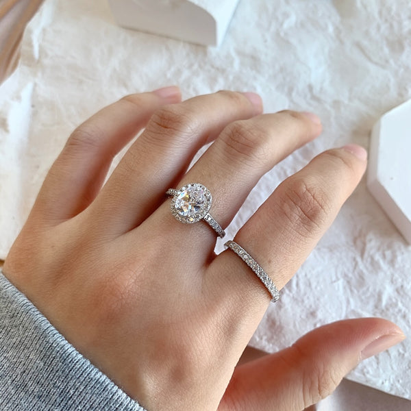 PURE 925 SILVER Savannah Ring Set