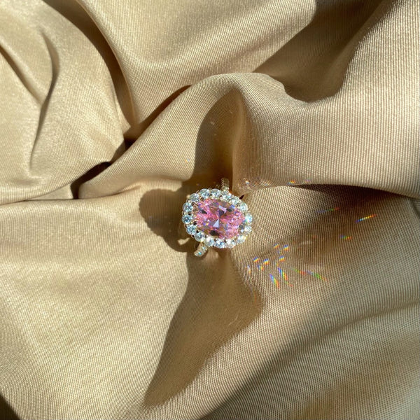 PURE 925 SILVER PINKTiffany Ring