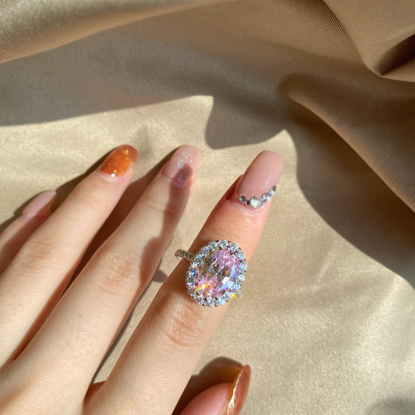 PURE 925 SILVER PINKTiffany Ring