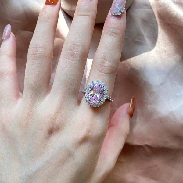 PURE 925 SILVER PINKTiffany Ring