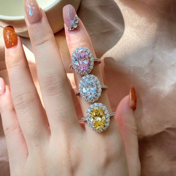 PURE 925 SILVER PINKTiffany Ring