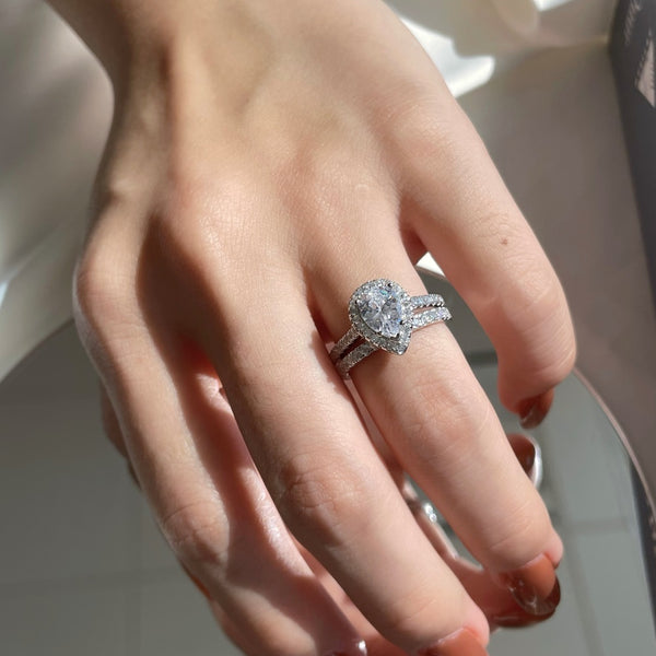 PURE 925 SILVER Mia Ring Set