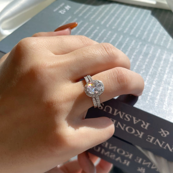 PURE 925 SILVER Savannah Ring Set