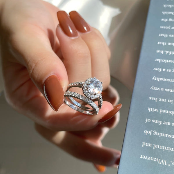 PURE 925 SILVER Savannah Ring Set