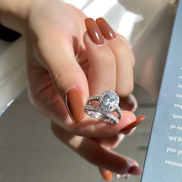 PURE 925 SILVER Savannah Ring Set