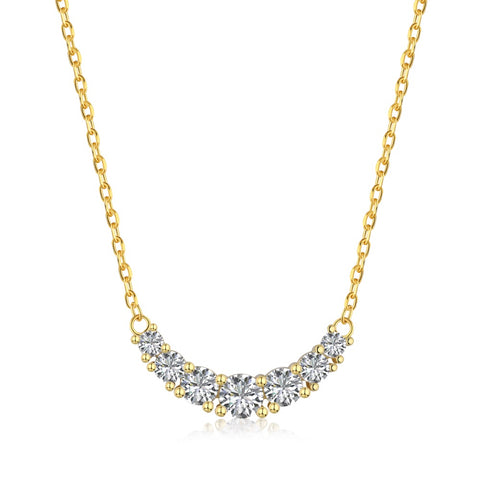 PURE 925 SILVER (Gold Plated)Stella Necklace