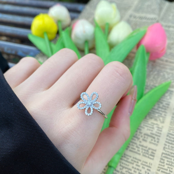 PURE 925 SILVER Poppy Ring