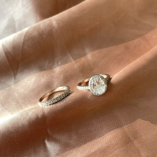 PURE 925 SILVER Savannah Ring Set