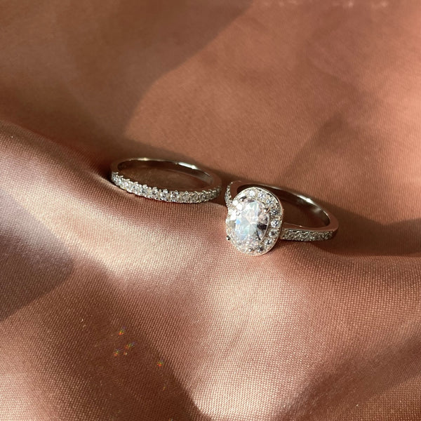 PURE 925 SILVER Savannah Ring Set