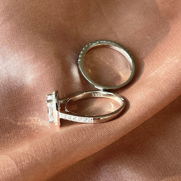 PURE 925 SILVER Savannah Ring Set