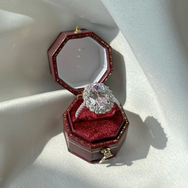 PURE 925 SILVER PINKTiffany Ring