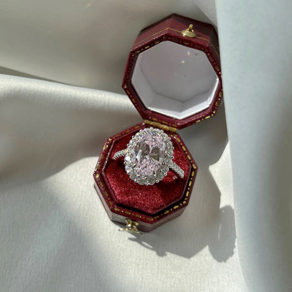 PURE 925 SILVER PINKTiffany Ring