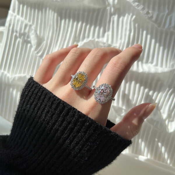 PURE 925 SILVER PINKTiffany Ring