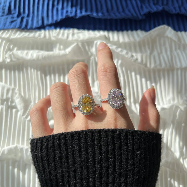 PURE 925 SILVER PINKTiffany Ring