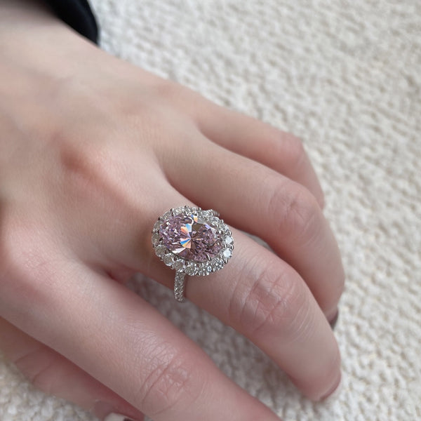 PURE 925 SILVER PINKTiffany Ring