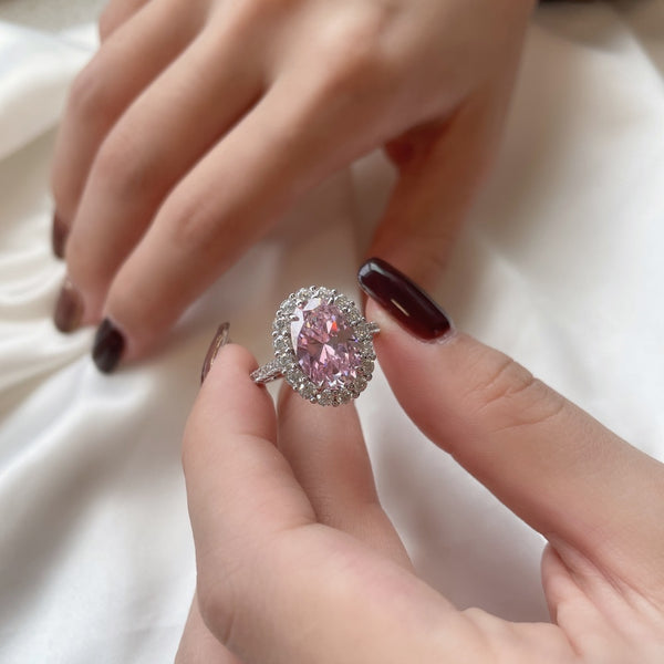 PURE 925 SILVER PINKTiffany Ring