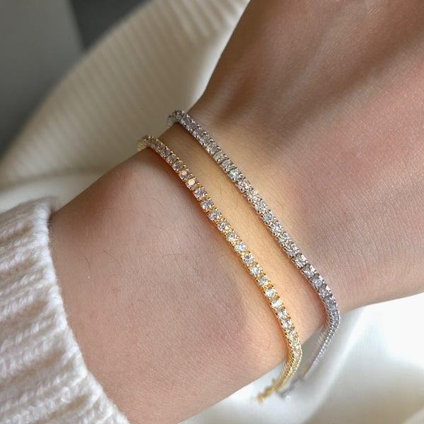 PURE 925 SILVER (Gold Plated)Karley Bracelet