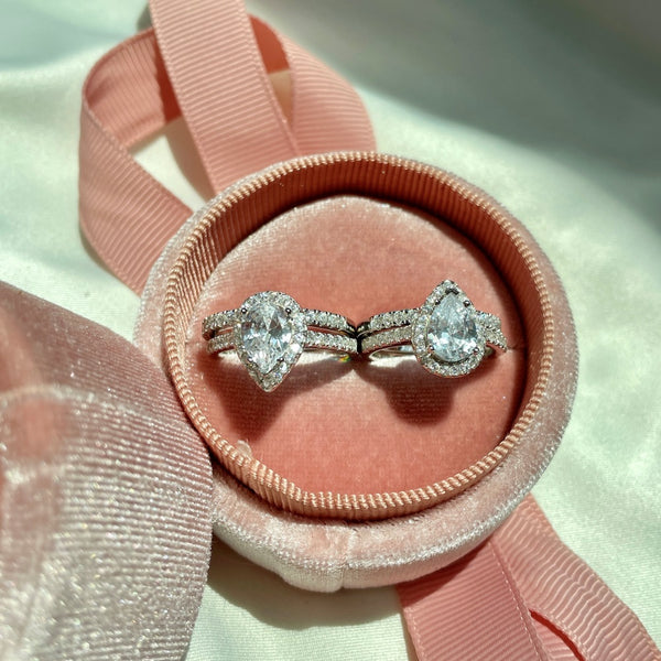 PURE 925 SILVER Mia Ring Set