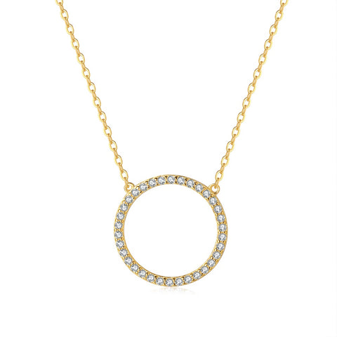 PURE 925 SILVER (Gold Plated) Alyssa Necklace