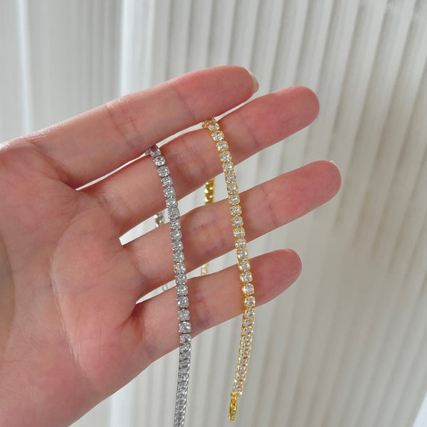 PURE 925 SILVER (Gold Plated)Jillian Bracelet