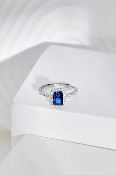 PURE 925 SILVER BLUE Emillia Ring