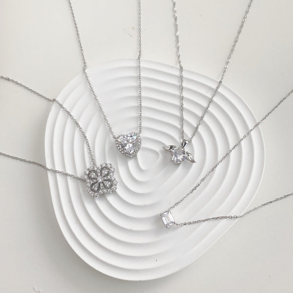 PURE 925 SILVER Charlotte Necklace