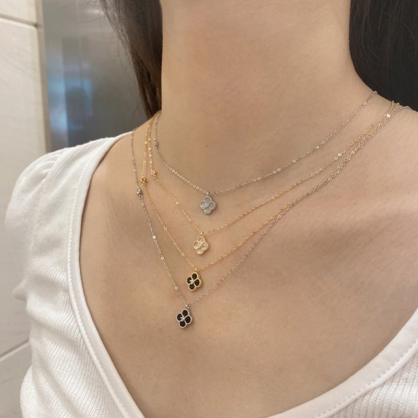 PURE 925 SILVER (Rose Gold Plated)Azalea Necklace
