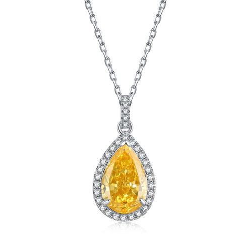 PURE 925 SILVER (YELLOW)Rebecca Necklace