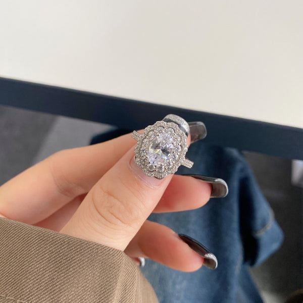 PURE 925 SILVER Primrose Ring