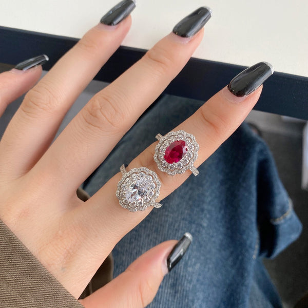 PURE 925 SILVER Primrose Ring