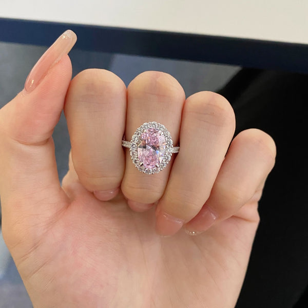 PURE 925 SILVER PINKTiffany Ring