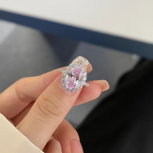 PURE 925 SILVER PINKTiffany Ring