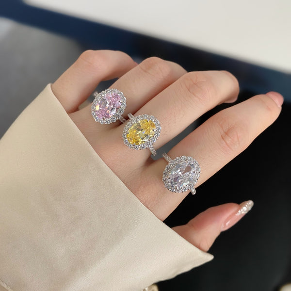 PURE 925 SILVER PINKTiffany Ring