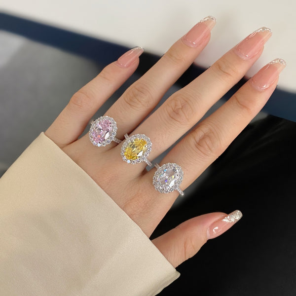 PURE 925 SILVER PINKTiffany Ring