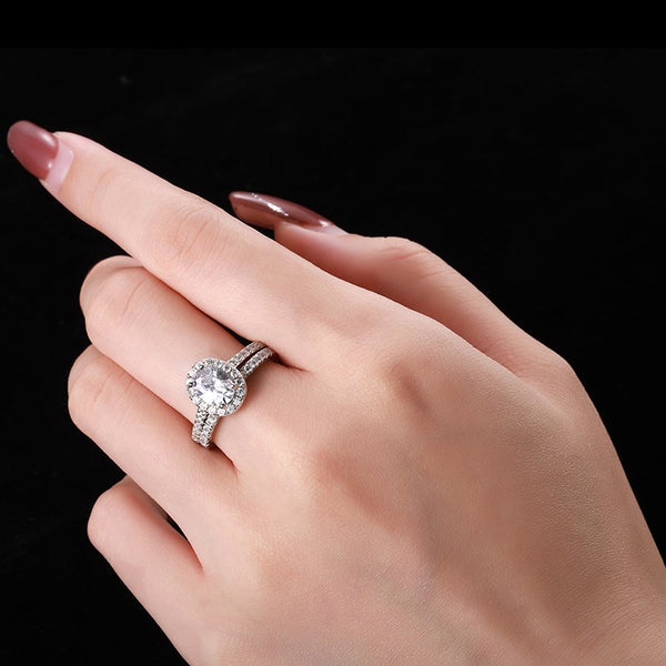 PURE 925 SILVER Savannah Ring Set